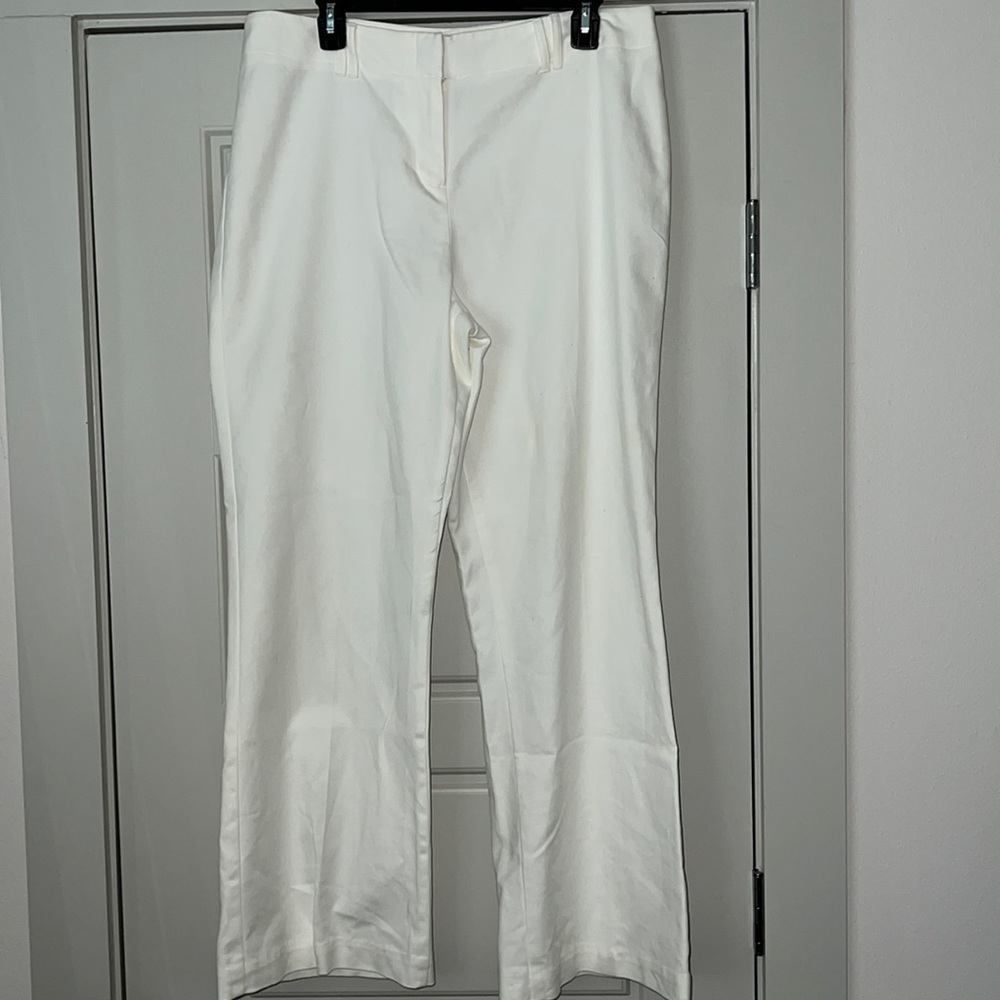 Josephine Sz 14 ivory white Sz wide leg high raise pants